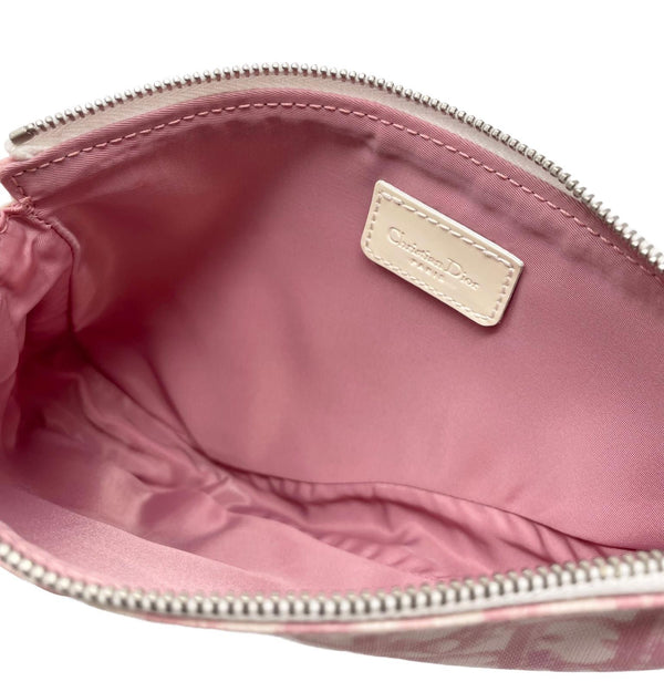 Dior Pink Monogram Mini Saddle Bag - Handbags