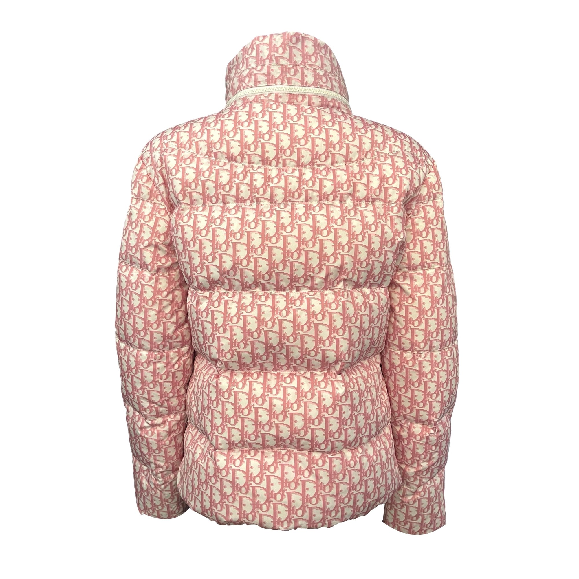 Dior Pink Monogram Puffer Jacket - Apparel