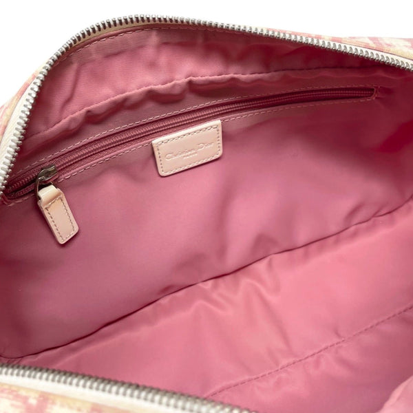 Dior Pink Monogram Rhinestone Crossbody Bag - Accessories