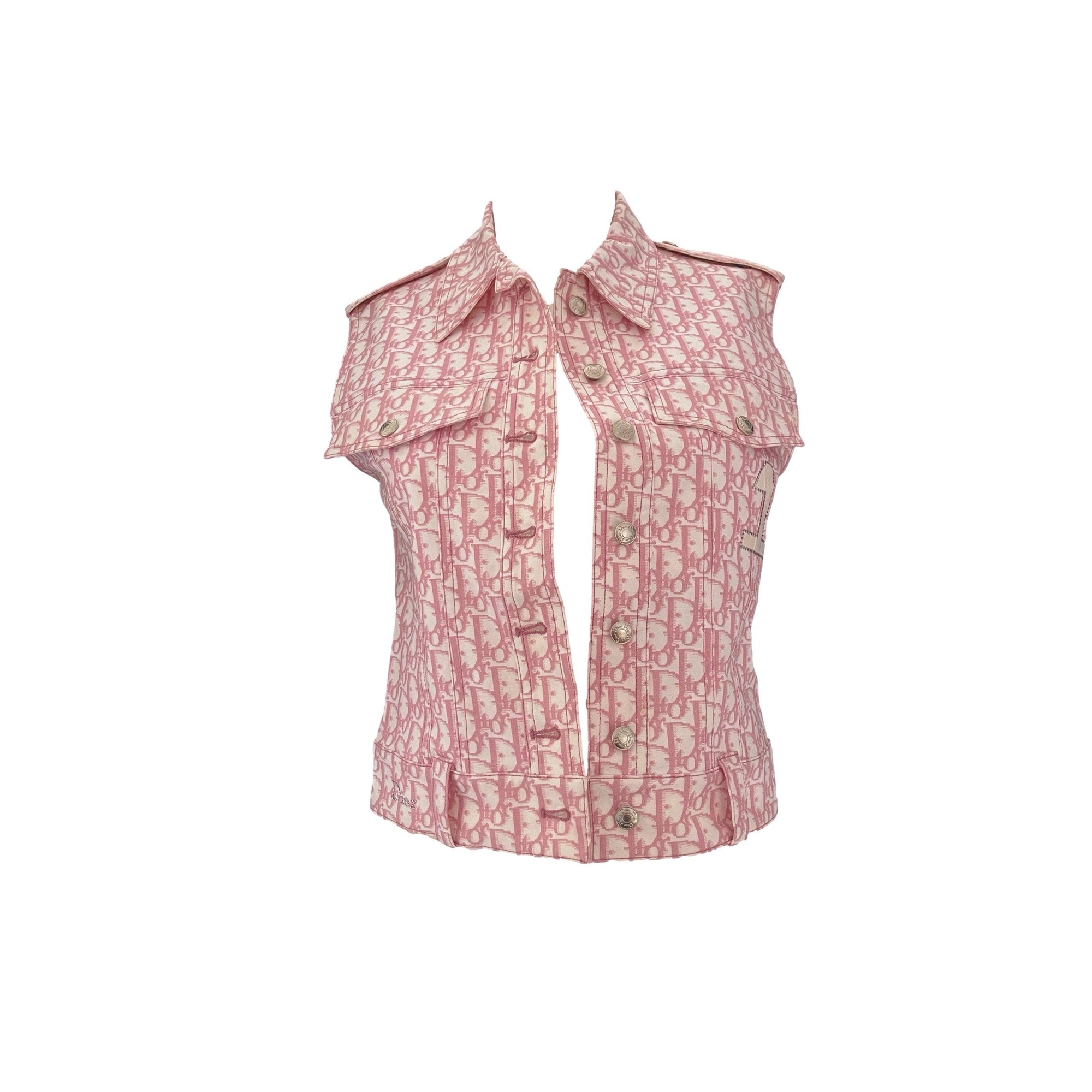 Dior Pink Monogram Vest - Apparel