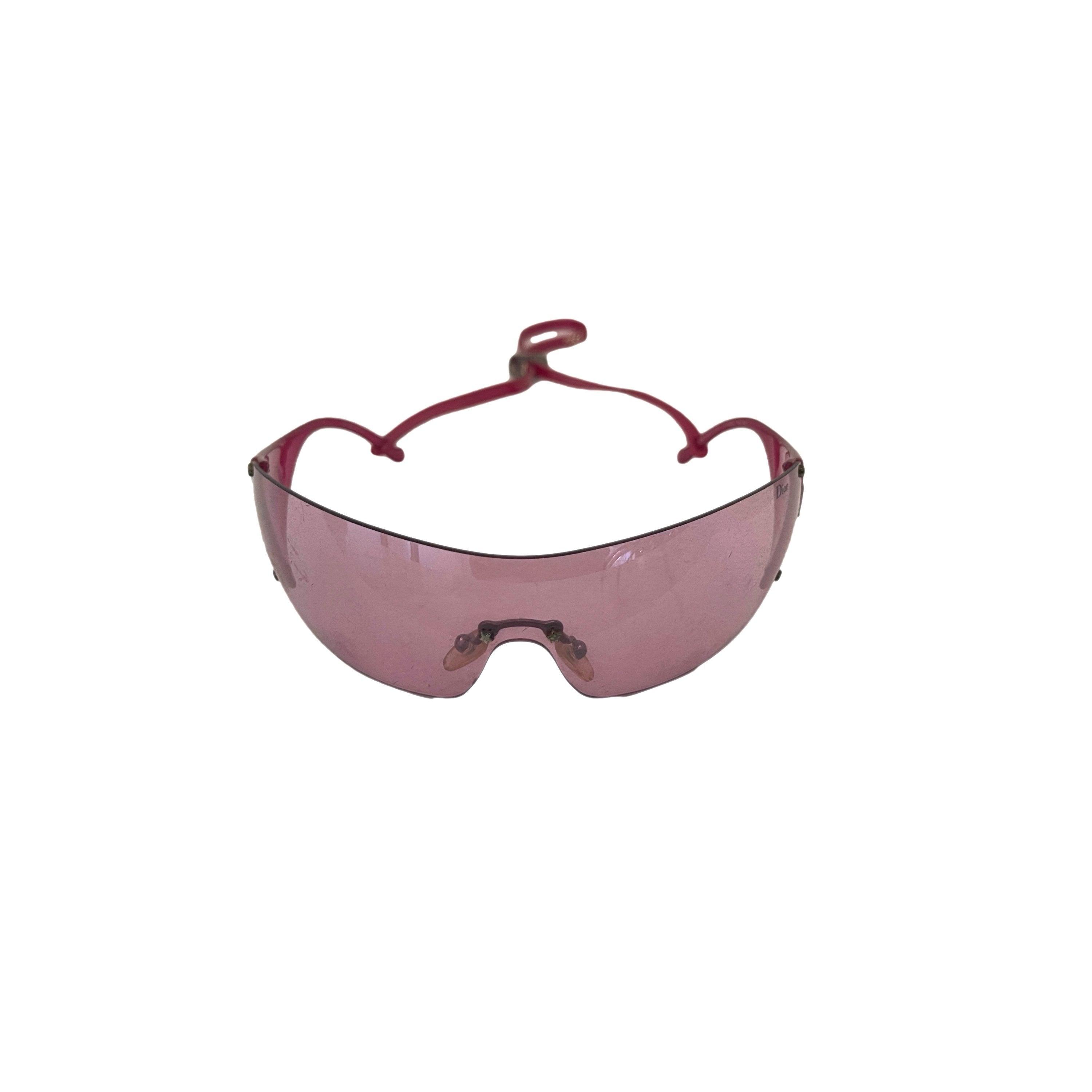 Treasures of NYC - Dior Pink Rimless Sunglasses