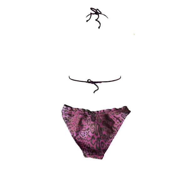 Dior Purple Cheetah Print Bikini - Swimwear