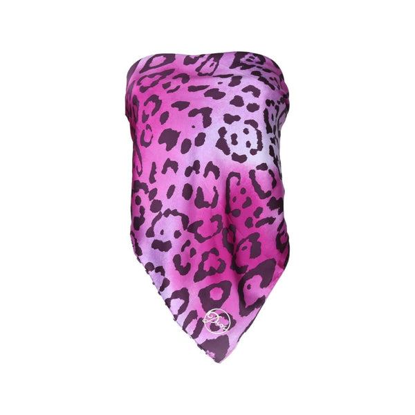 Dior Purple Cheetah Print Bandana - Accessories