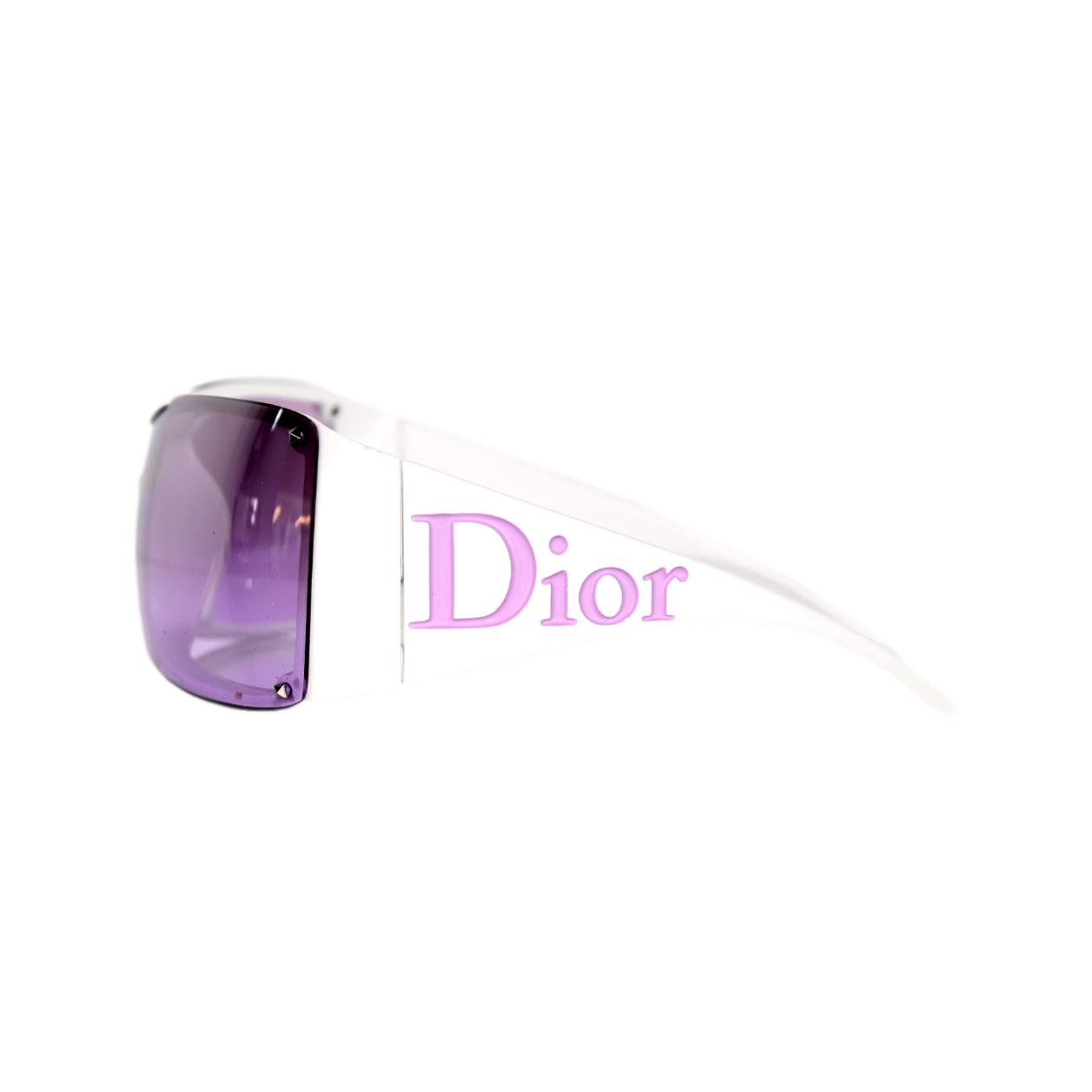 Dior Purple Oversized Shield Sunglasses - Sunglasses
