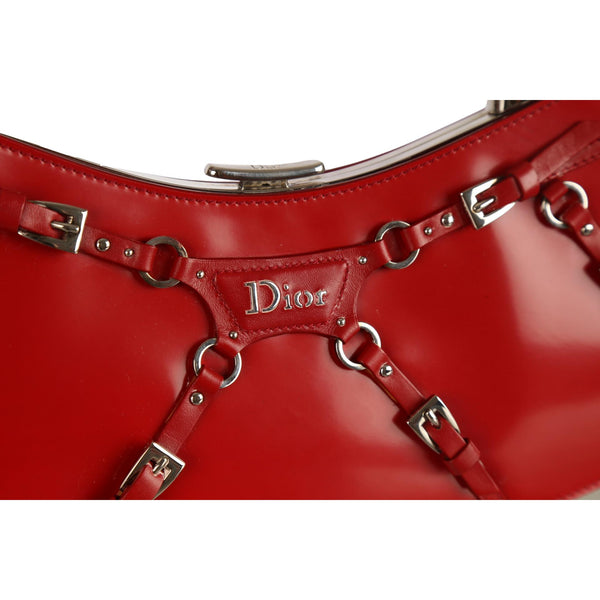 Dior Red Bondage Bag - Handbags