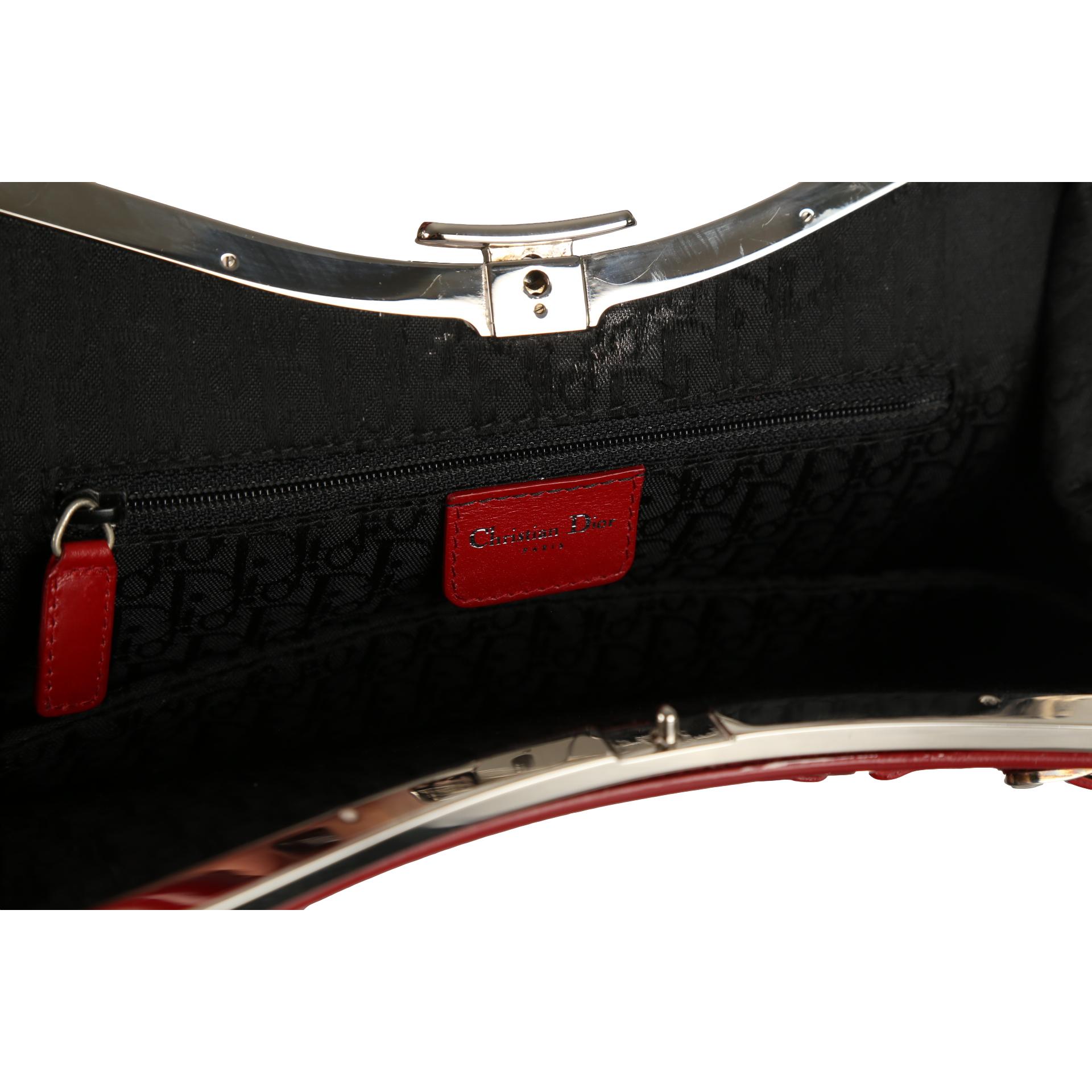 Dior Red Bondage Bag - Handbags