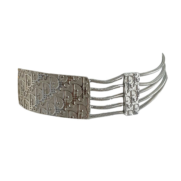Dior Silver Logo Jumbo Choker - Jewelry