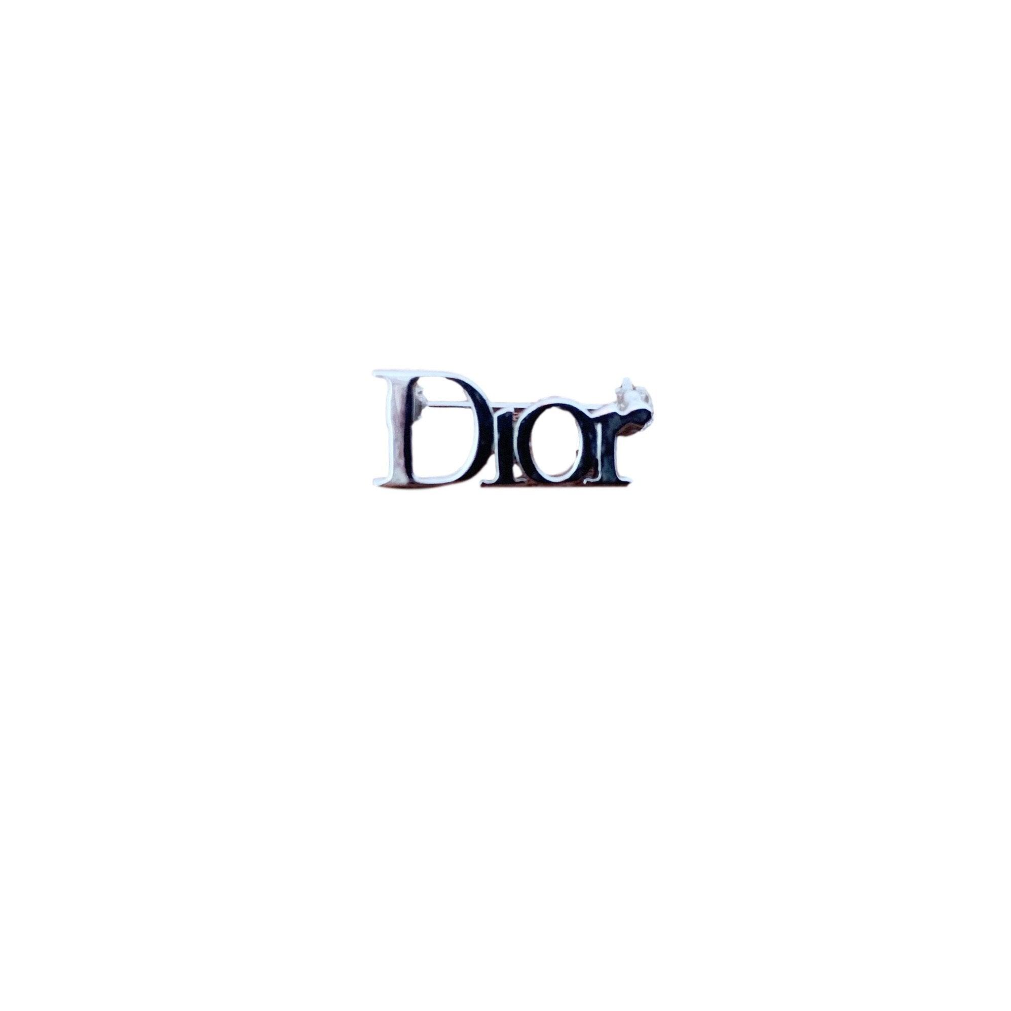 Dior Silver Mini Brooch - Accessories