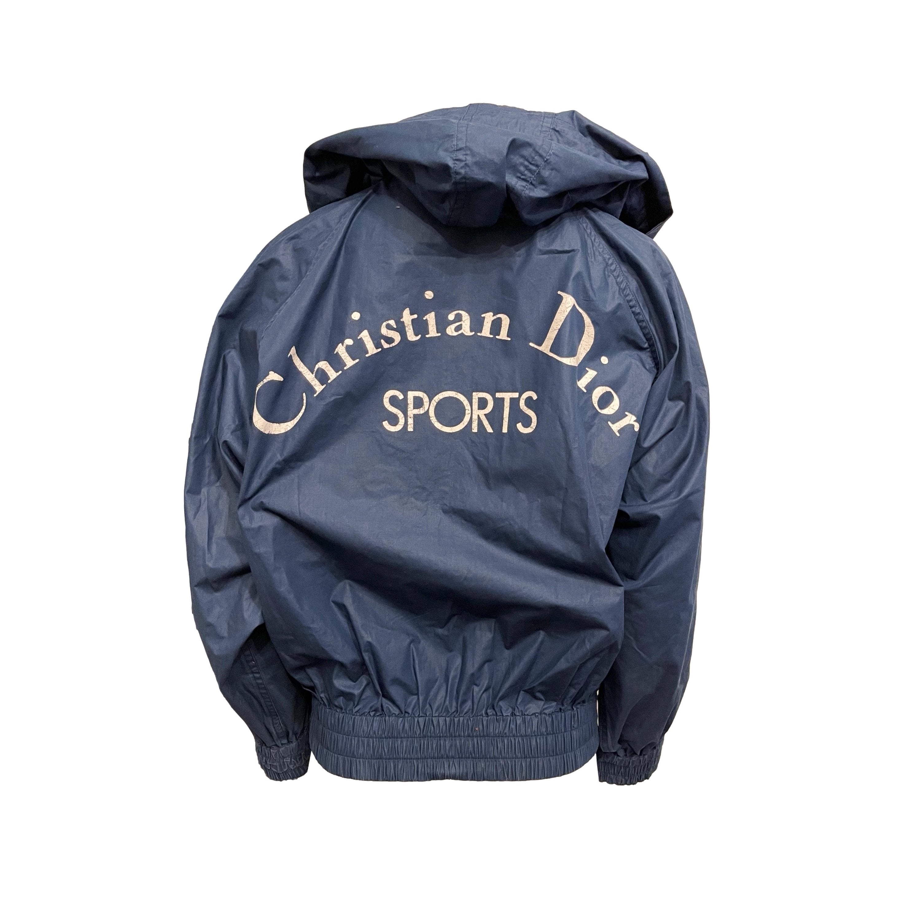 Treasures of NYC - Dior Sport Navy Hooded Windbreaker