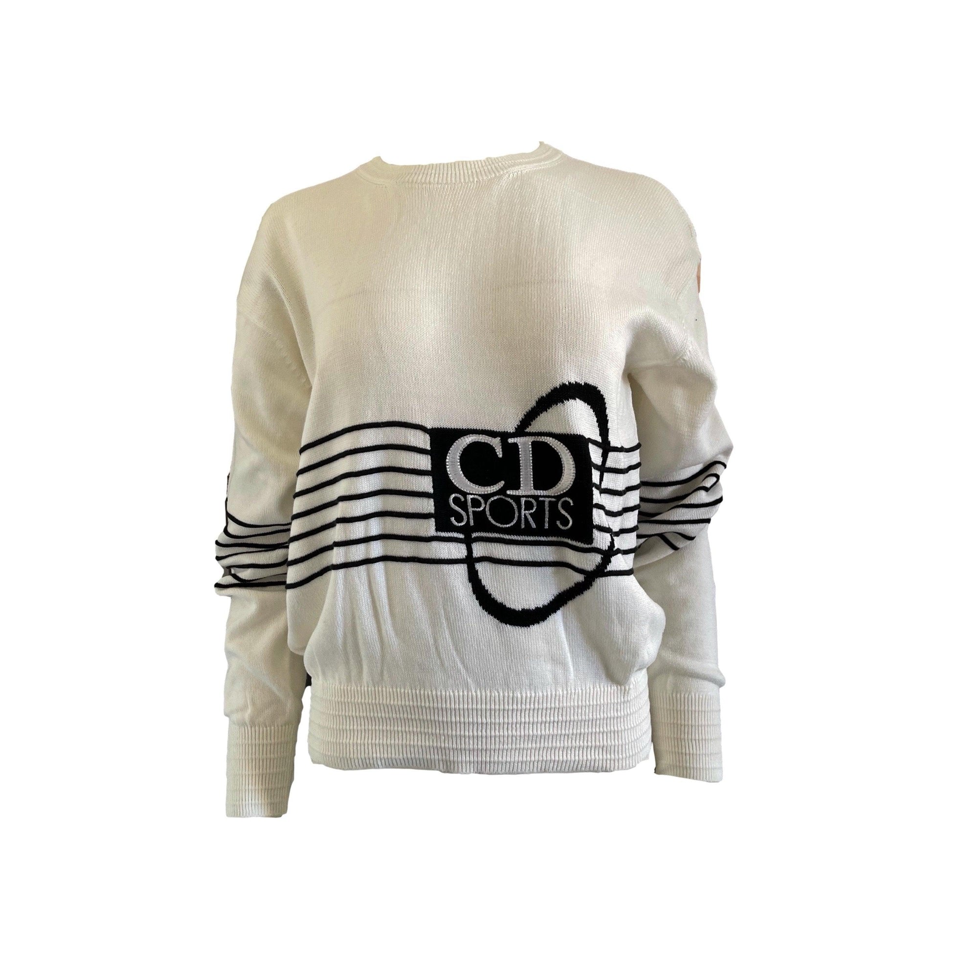 Dior Sport White Logo Sweatshirt - Apparel