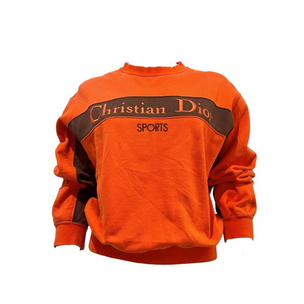 orange dior sweater