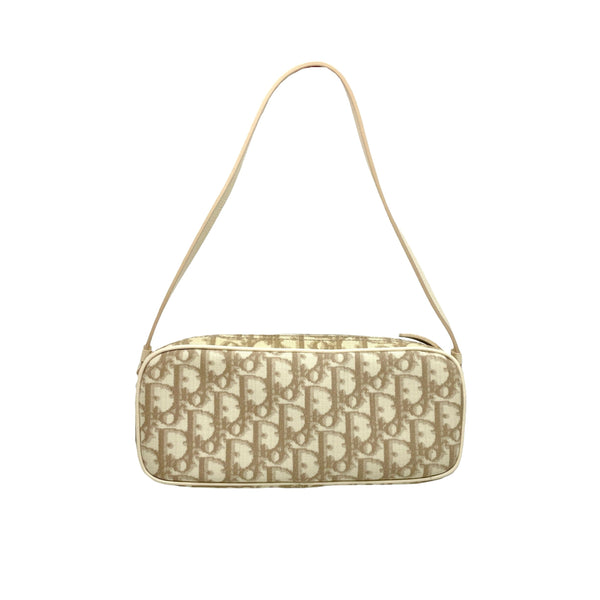 Dior Tan Logo Floral Mini Bag - Handbags