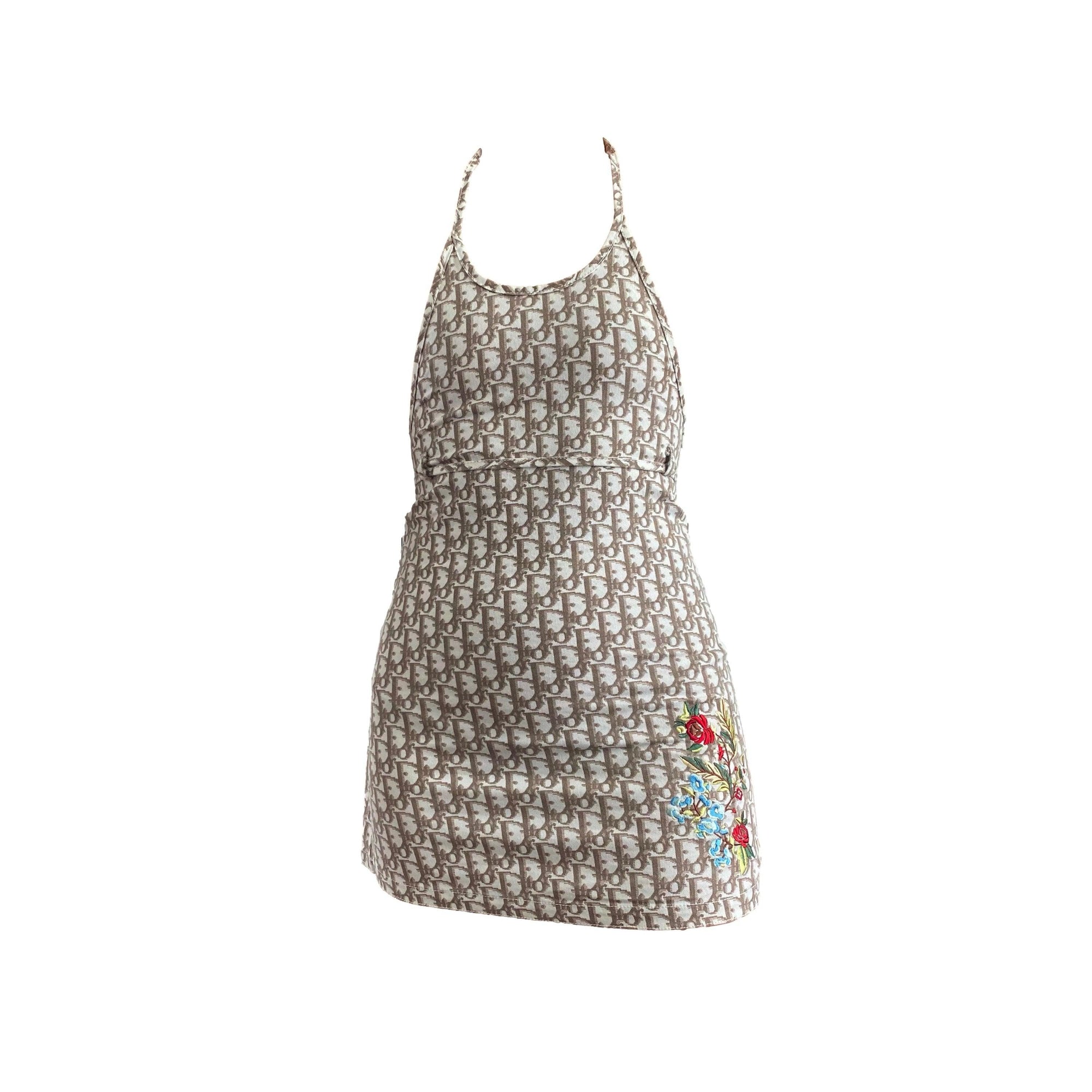 dior halter dress Mid-length dress