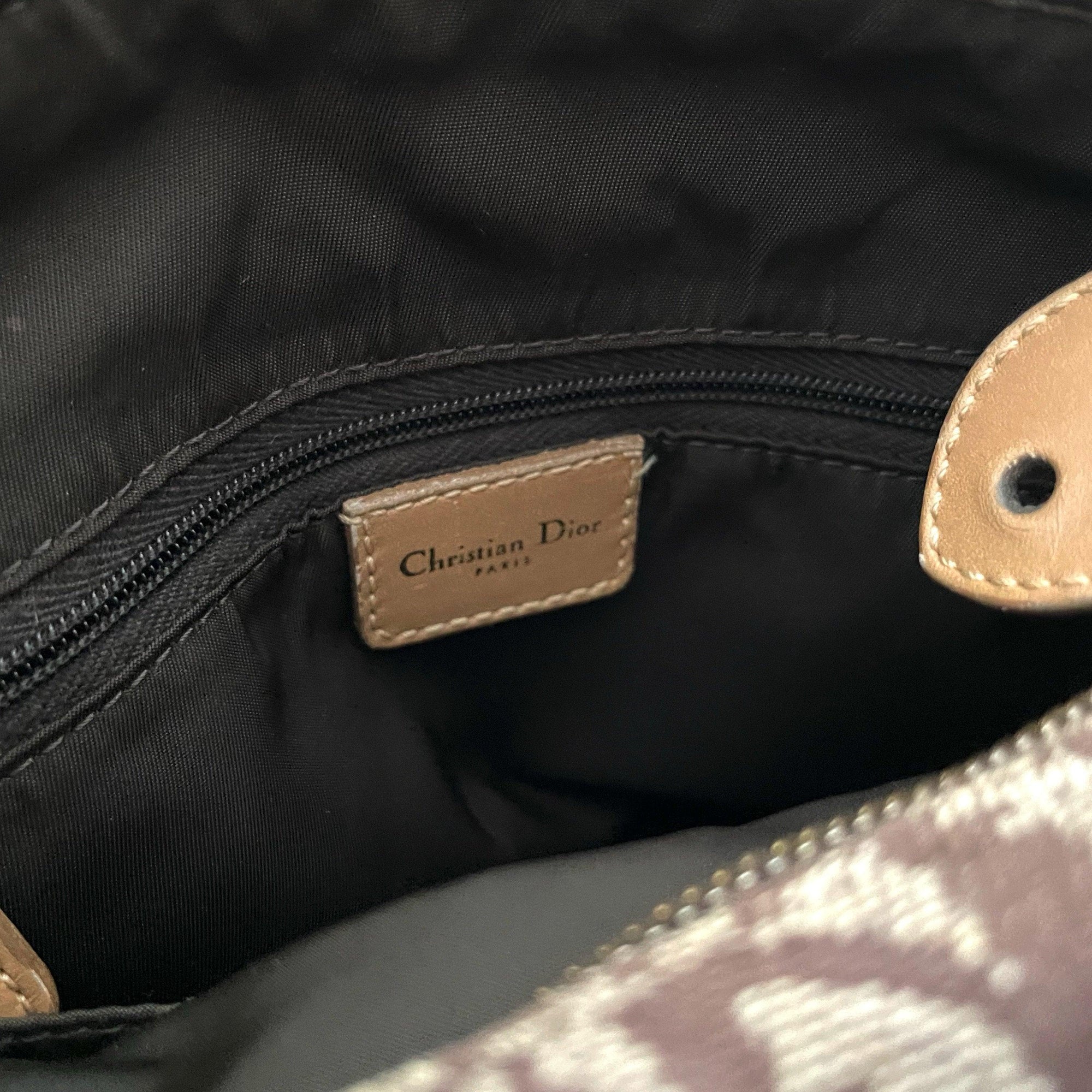 Dior Tan Monogram Mini Boston Bag - Handbags
