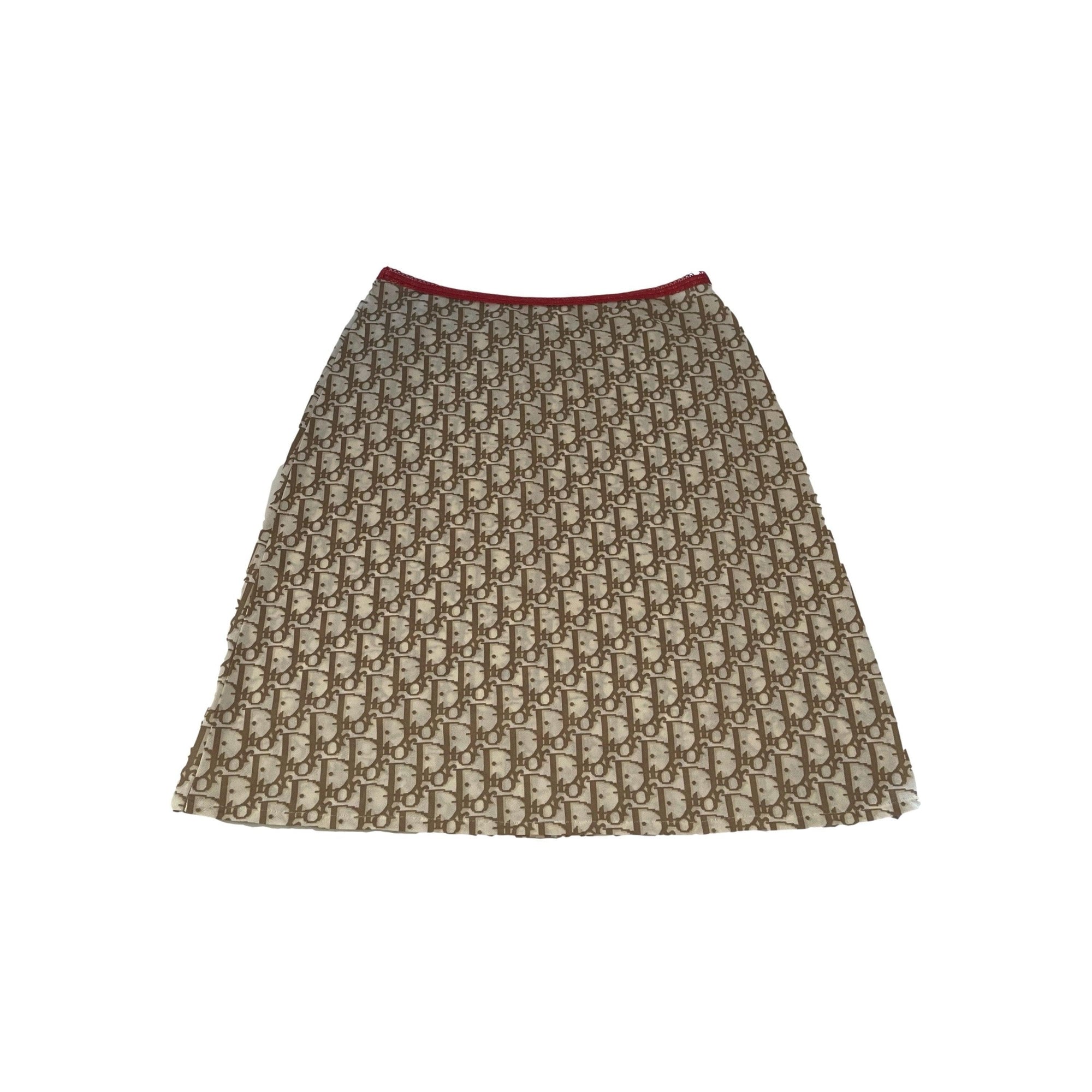 Dior Tan Monogram Skirt - Apparel