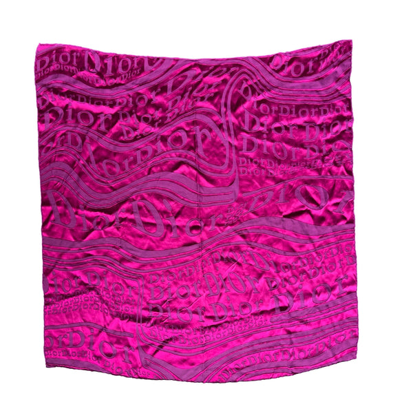 Dior Violet Monogram Scarf - Accessories