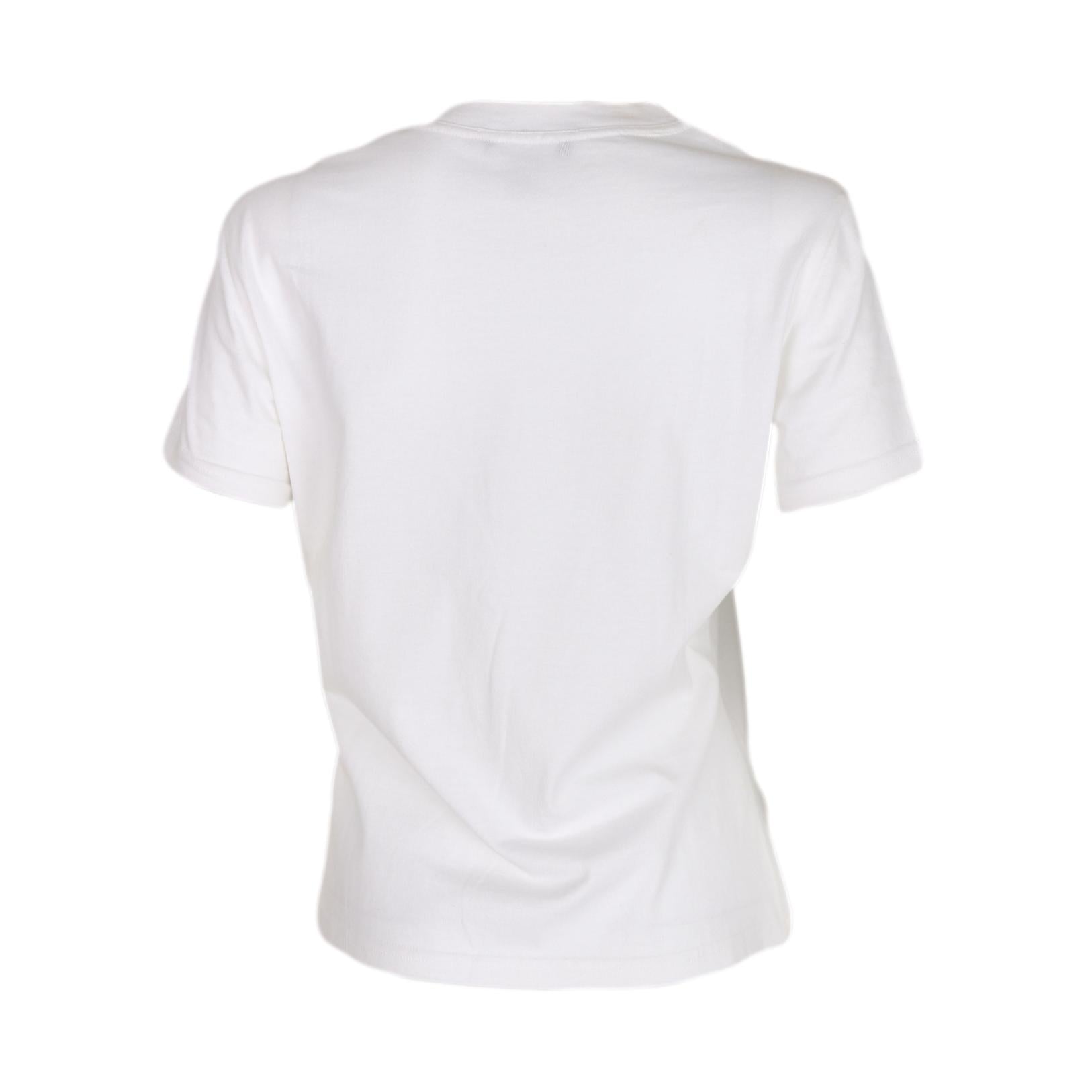 Dior White ’Disco’ Logo Short Sleeve Top - Apparel