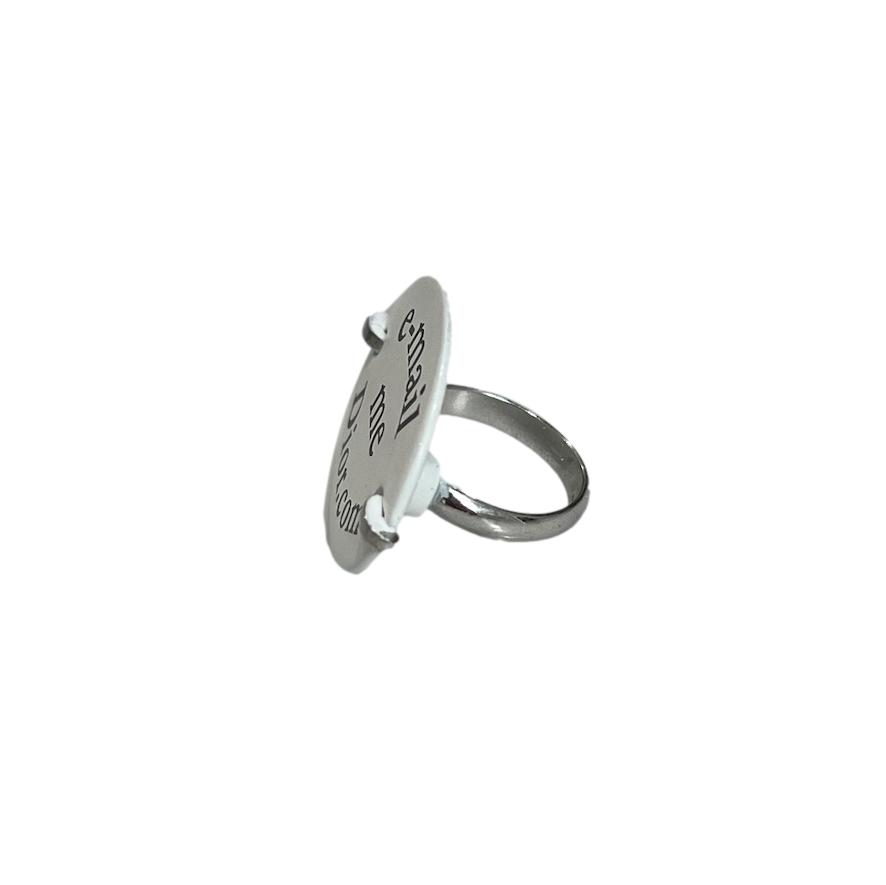 Dior White Email Me Ring - Jewelry