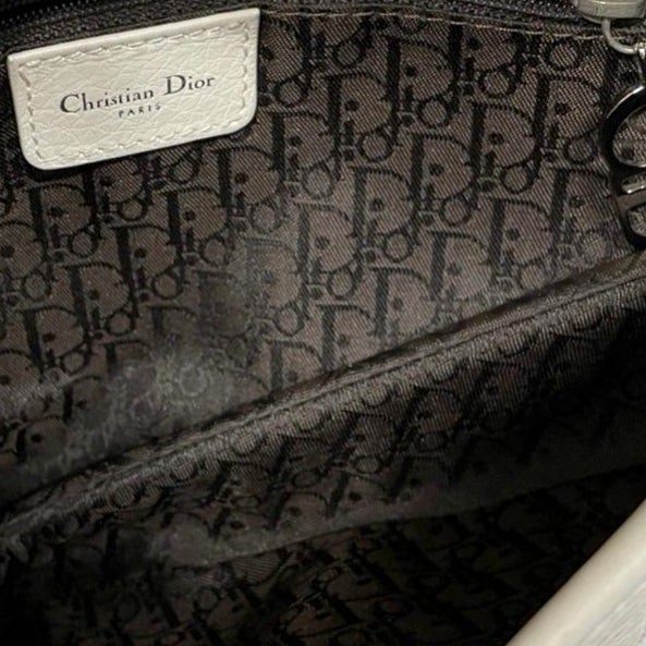 Christian Dior Floral Saddle Bag - White Shoulder Bags, Handbags -  CHR203833