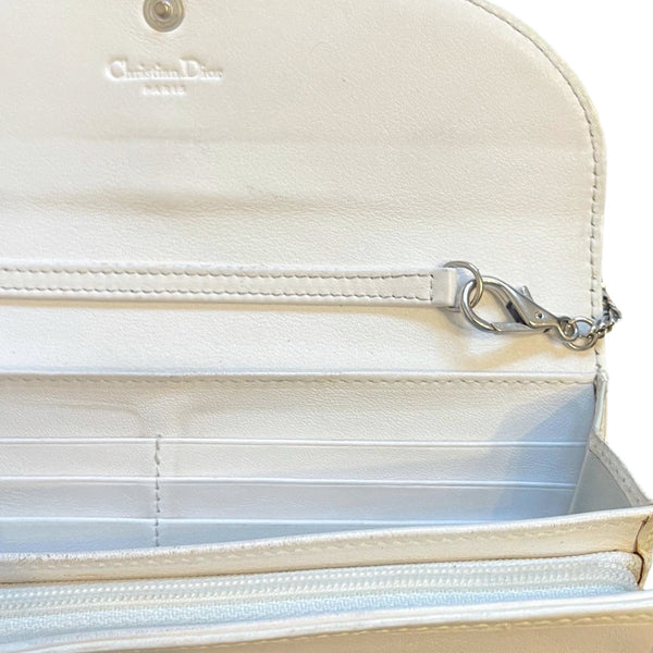 Dior White Wallet On chain - Accessories