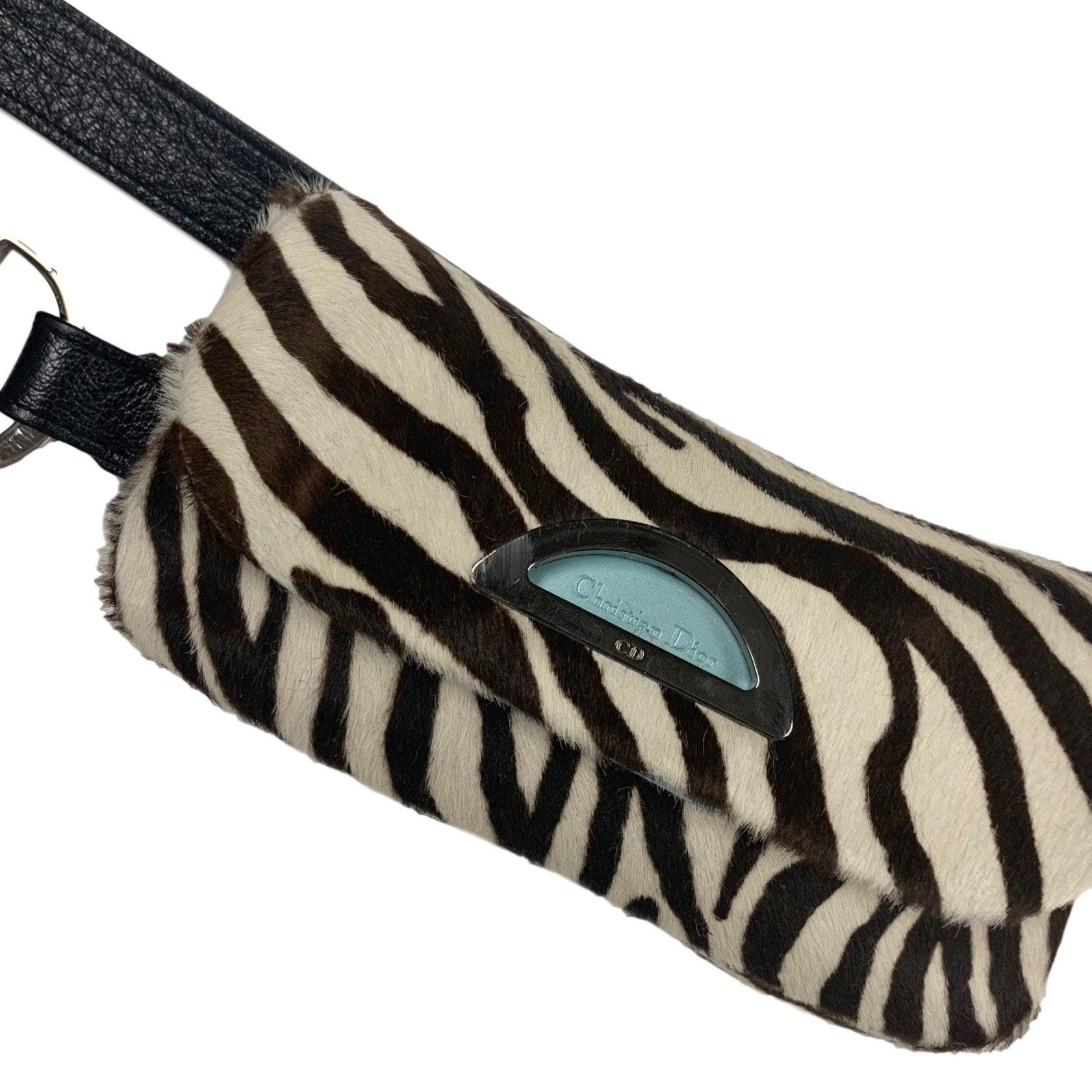 Dior Zebra Calf Hair Belt Bag - Belt-Bags