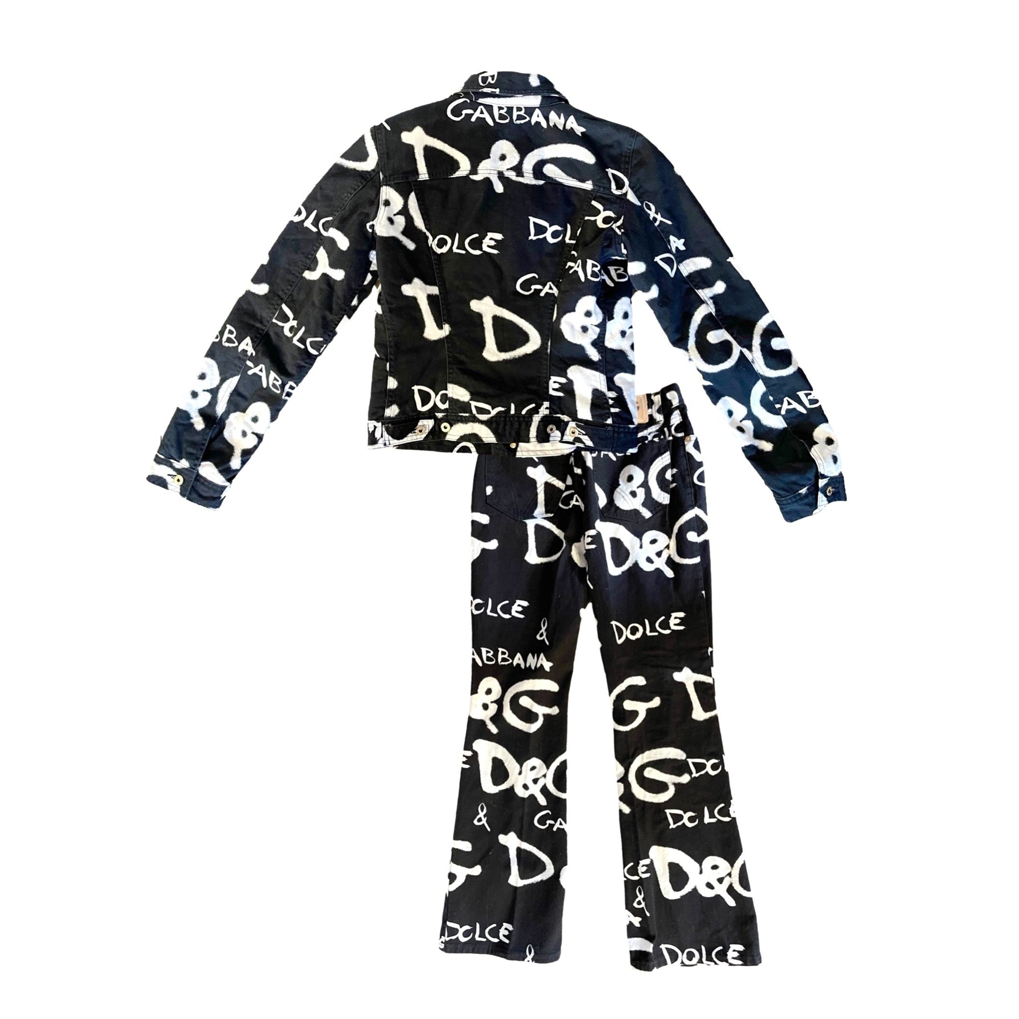 Dolce & Gabbana Black Logo Set - Apparel