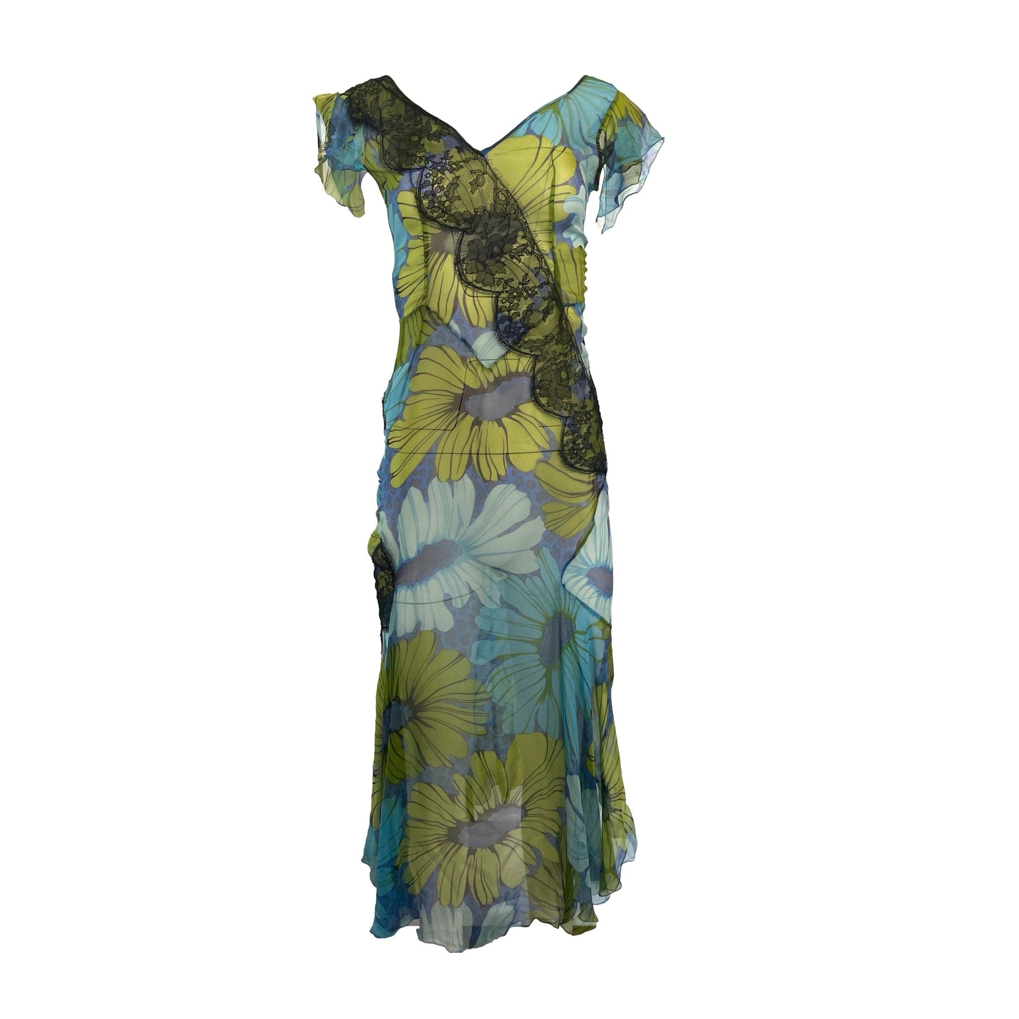 Treasures of NYC - Dolce & Gabbana Blue Floral Dress Treasures of NYC - Dolce & Gabbana Blue Floral Dress