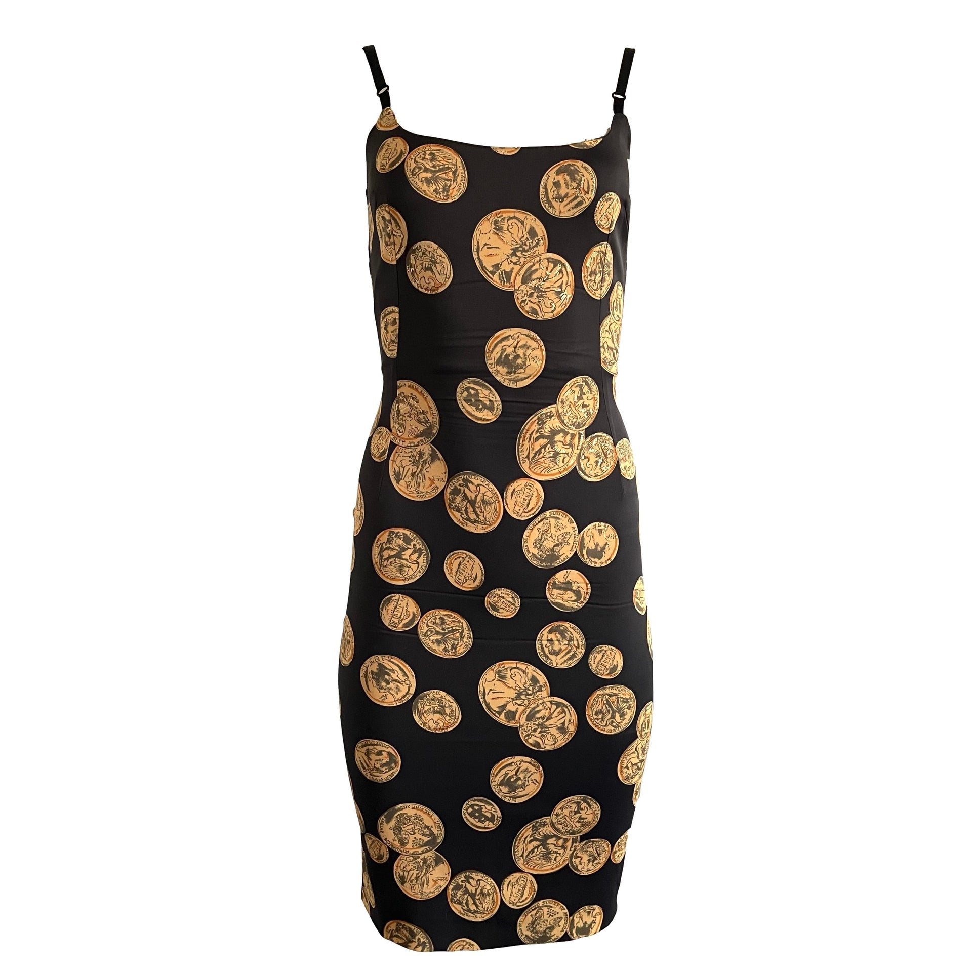 Treasures of NYC - Dolce & Gabbana Brown Coin Dress Treasures of NYC - Dolce & Gabbana Brown Coin Dress