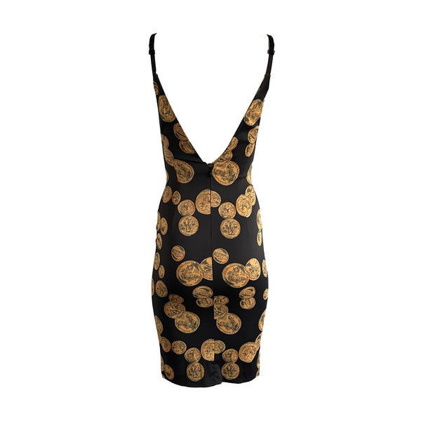 Treasures of NYC - Dolce & Gabbana Brown Coin Dress Treasures of NYC - Dolce & Gabbana Brown Coin Dress