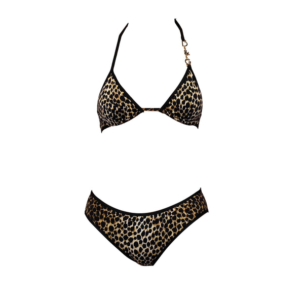 Dolce & Gabbana Cheetah Print Bikini - Swimwear