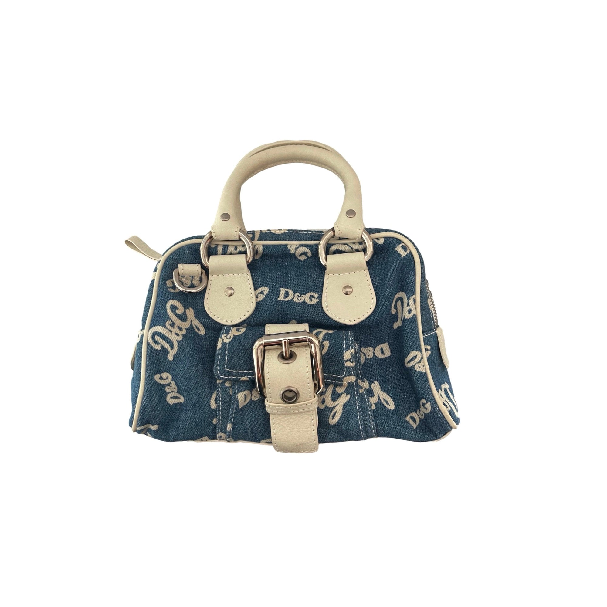 Dolce & Gabbana Denim Micro Logo Bag - Handbags