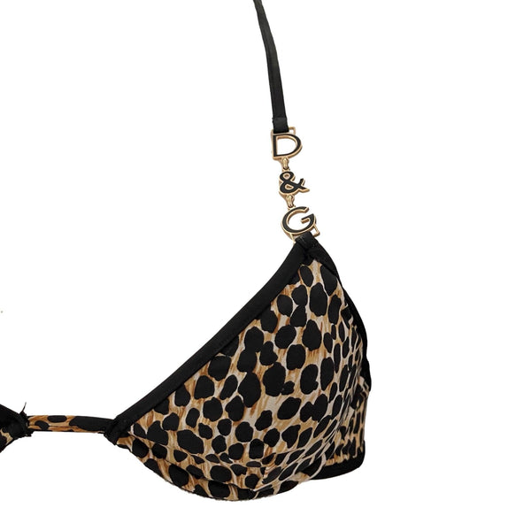 Dolce & Gabbana Leopard Print Bikini - Swimwear