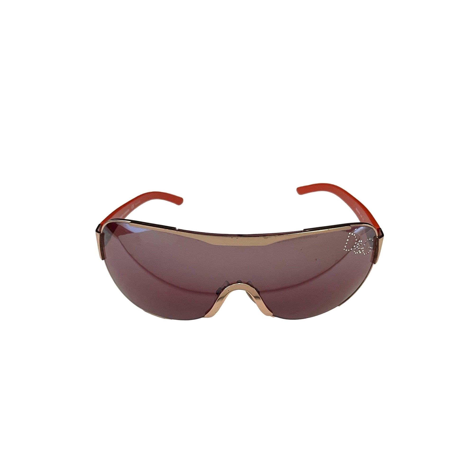Dolce & Gabbana Purple Jumbo Sunglasses - Sunglasses