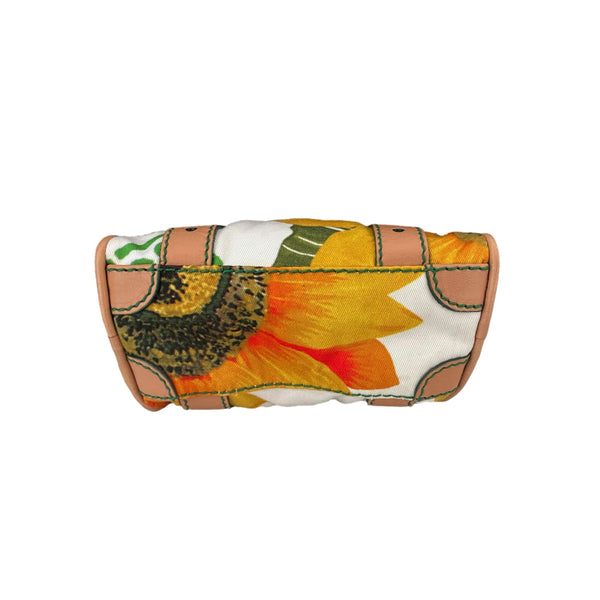 Dolce & Gabbana Sunflower Canvas Micro Bag - Handbags