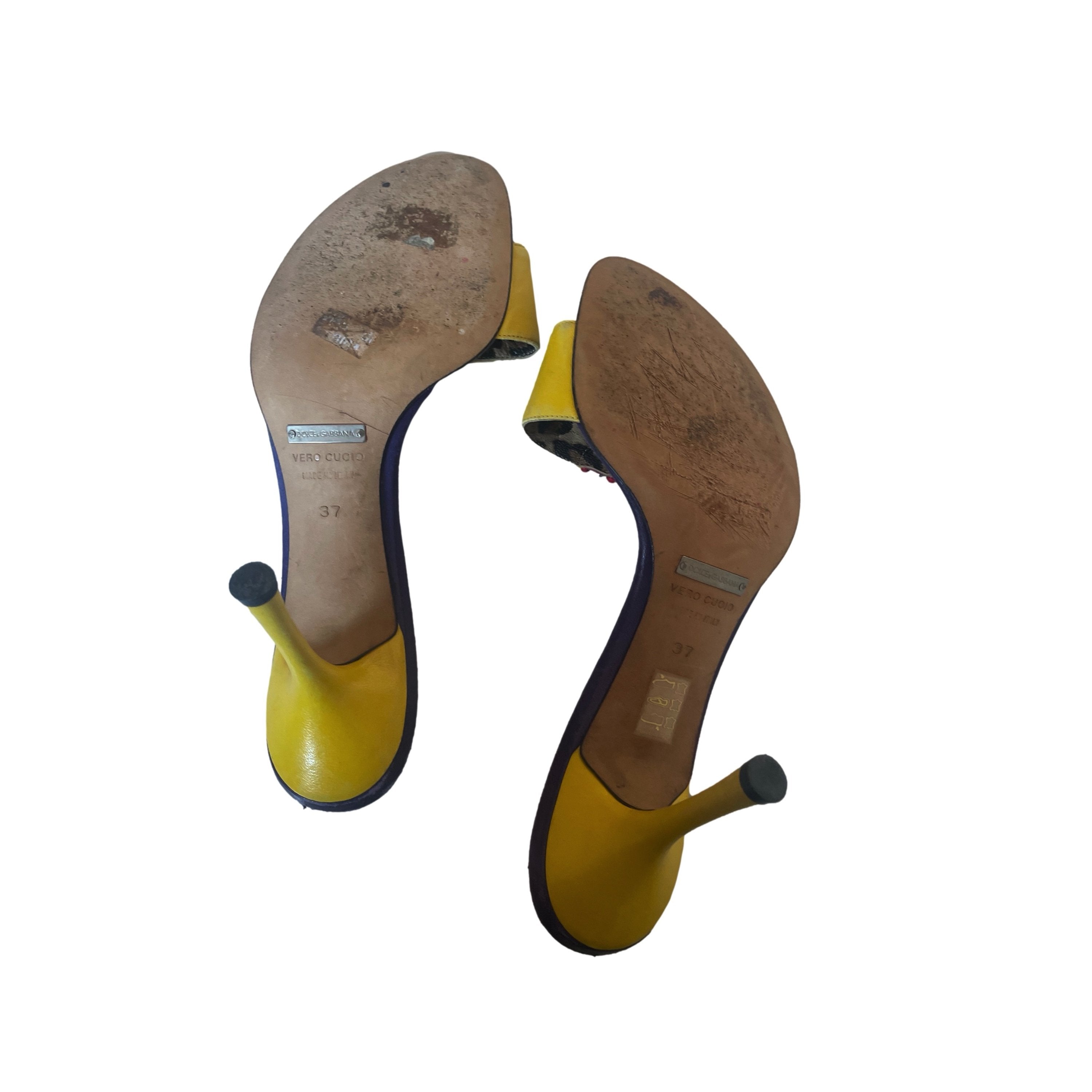 Buy LIVING THE DREAMS MUSTARD HEELED SANDALS for Women Online in India