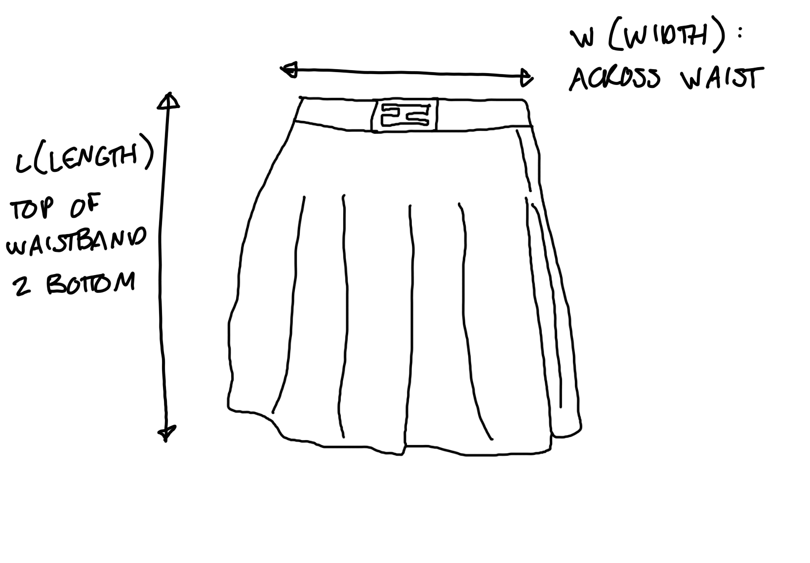 Chanel Grey Logo Knee Length Skirt