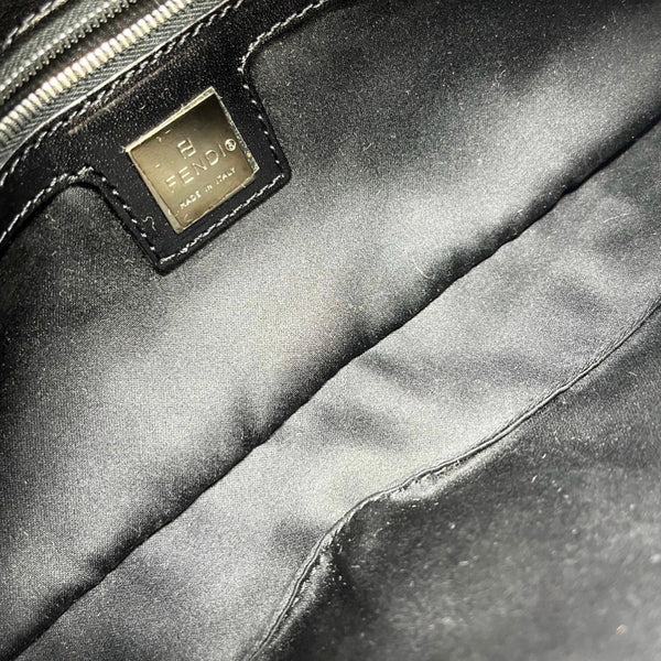 Fendi Black Fur Baguette Bag - Handbags