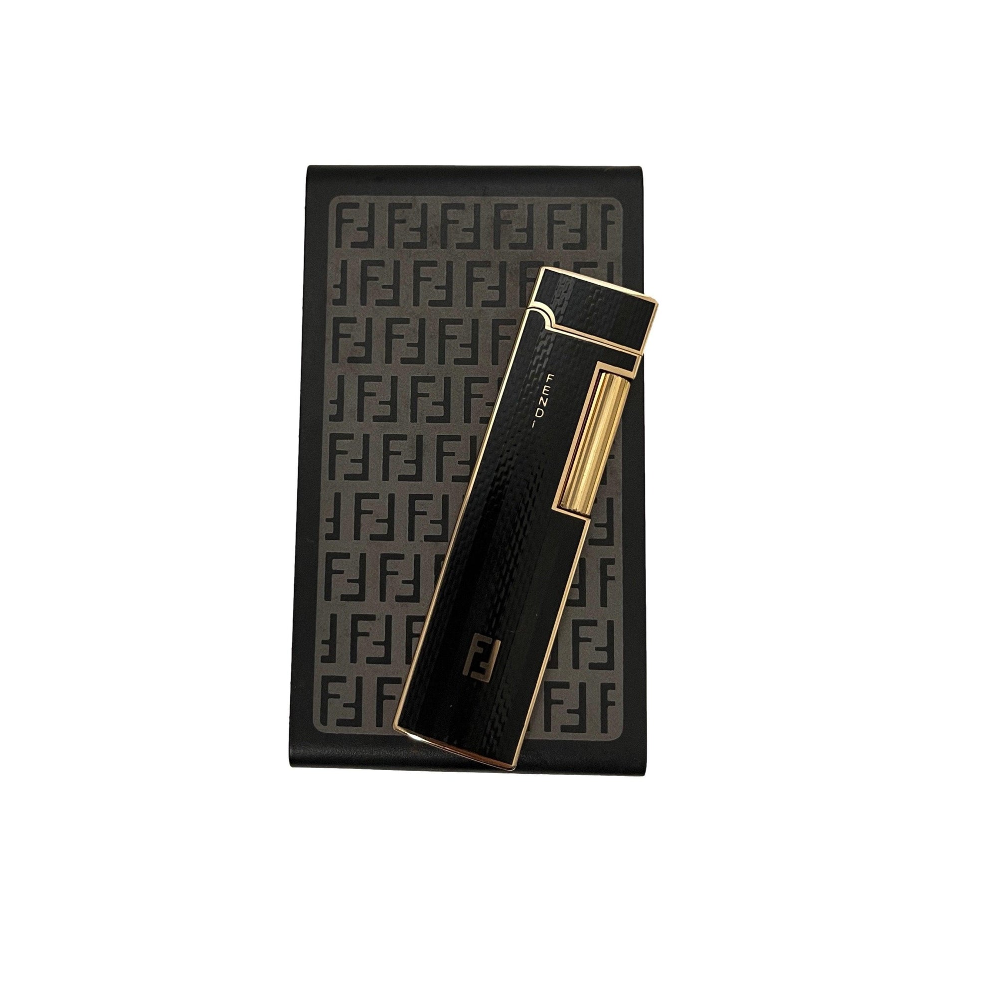 Treasures of NYC Fendi Black Logo Lighter