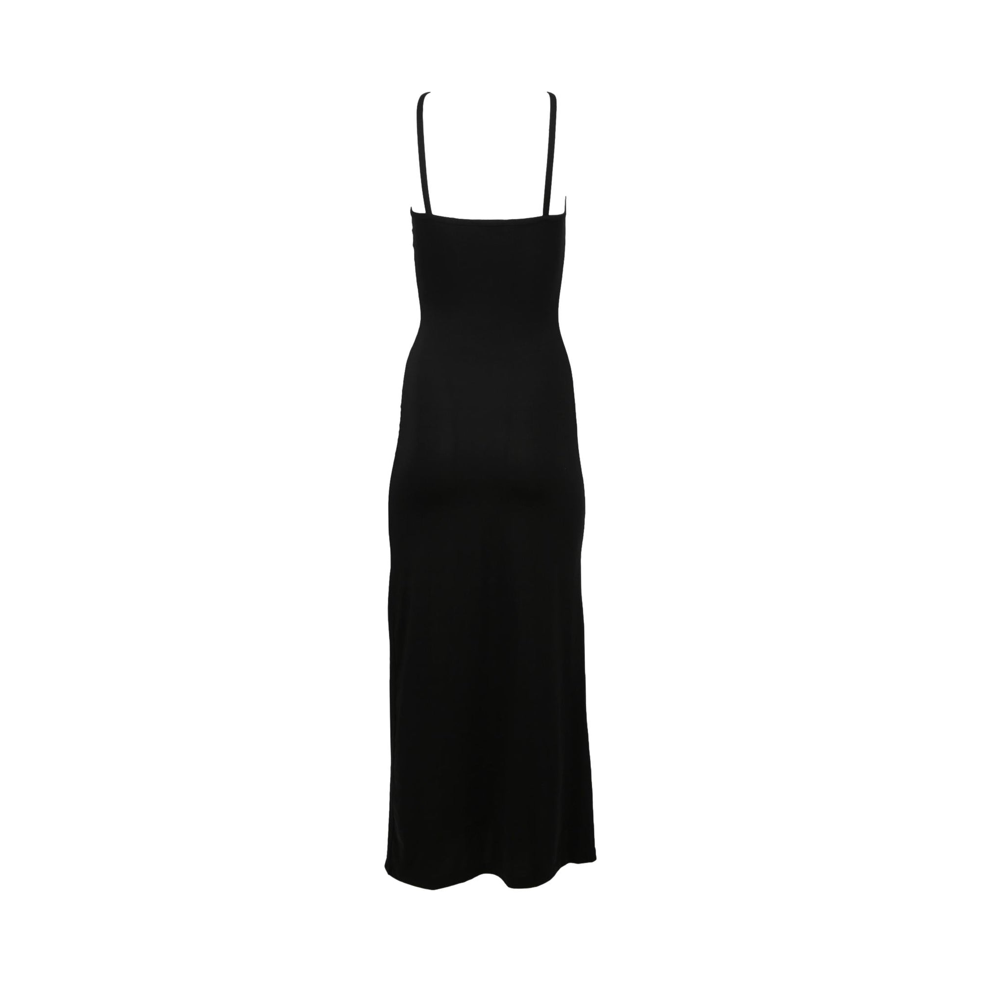 fendi black dress Fendi Black Logo Maxi Dress