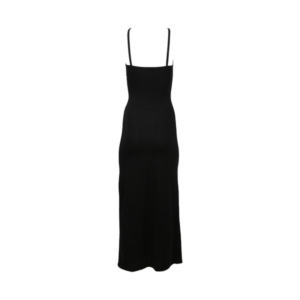 Fendi Black Logo Maxi Dress - Apparel