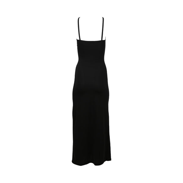 Fendi Black Logo Maxi Dress