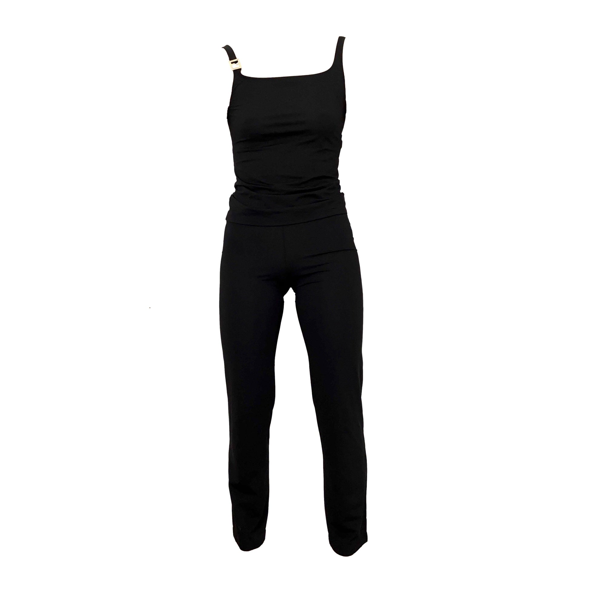 Fendi Black Logo Stretch Set - Apparel