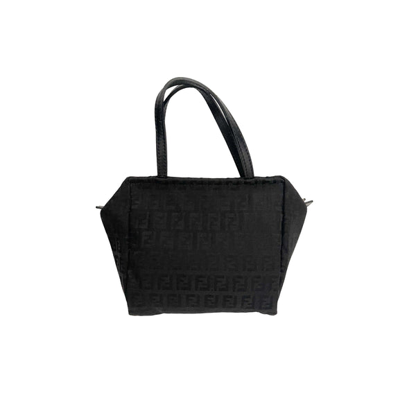Fendi Black Monogram Mini Bag