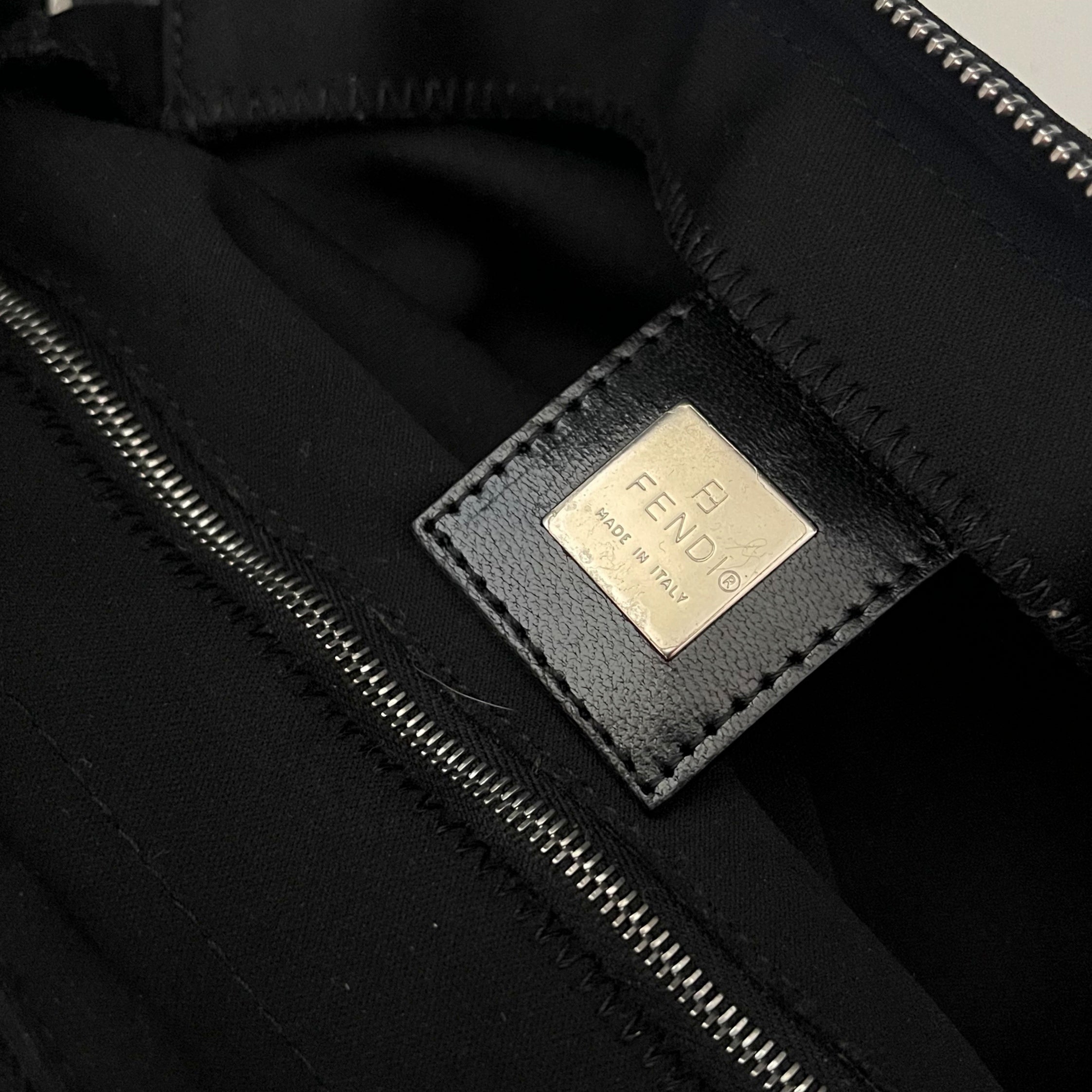 Vintage Fendi Black Neoprene Shoulder Bag – Treasures of NYC