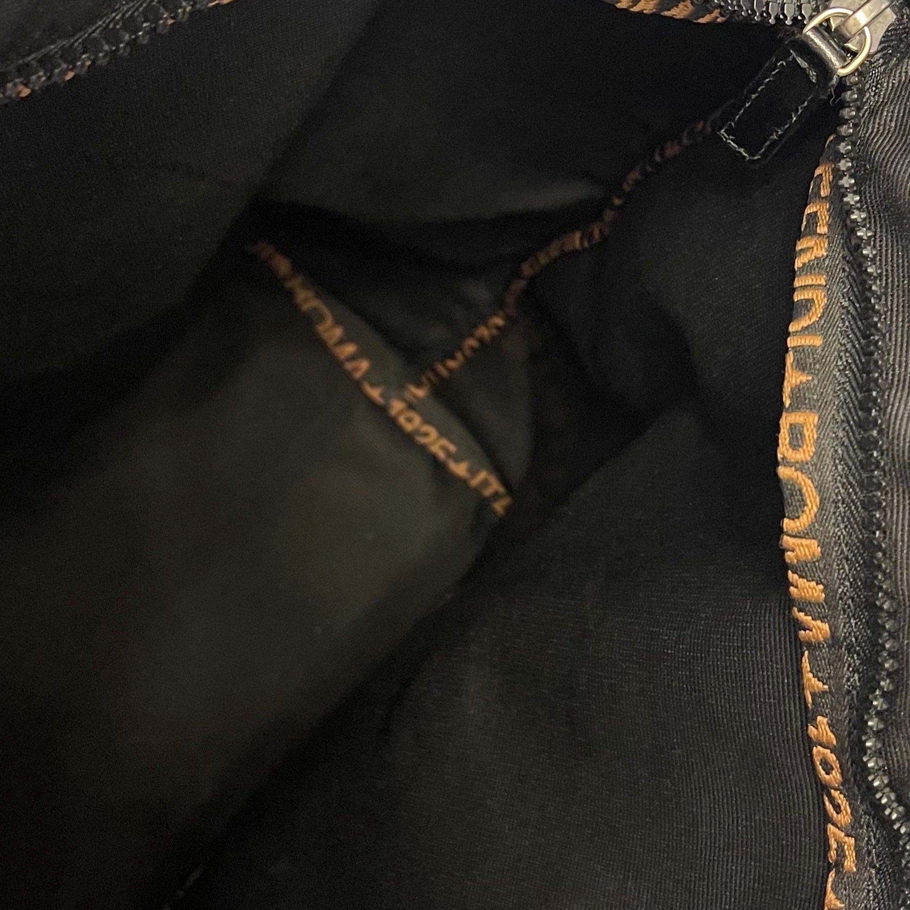 Fendi Black Nylon Top Handle Tote - Handbags