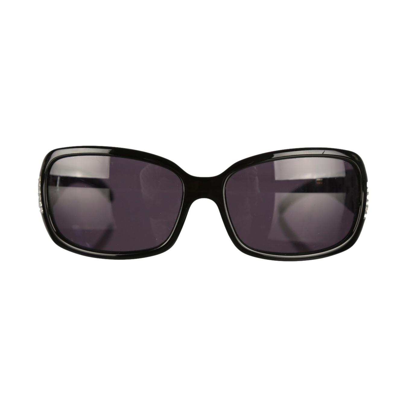 Fendi Black Rhinestone Shield Sunglasses - Sunglasses