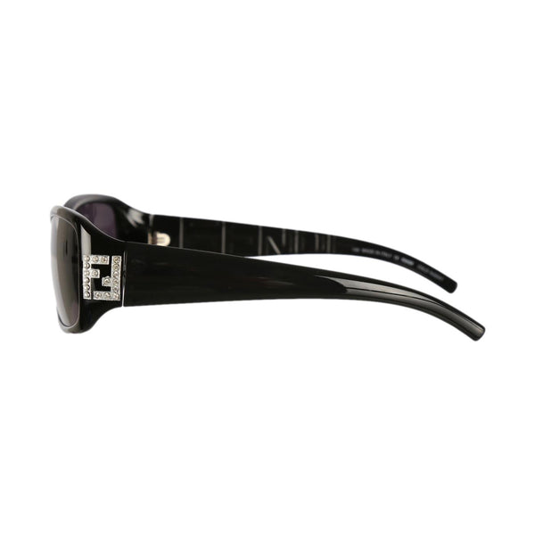 Fendi Black Rhinestone Shield Sunglasses - Sunglasses
