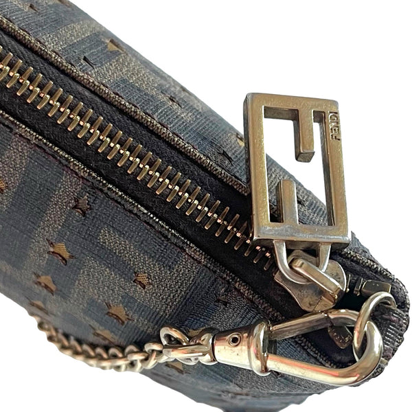 Fendi Brown Logo Mini Star Bag - Handbags