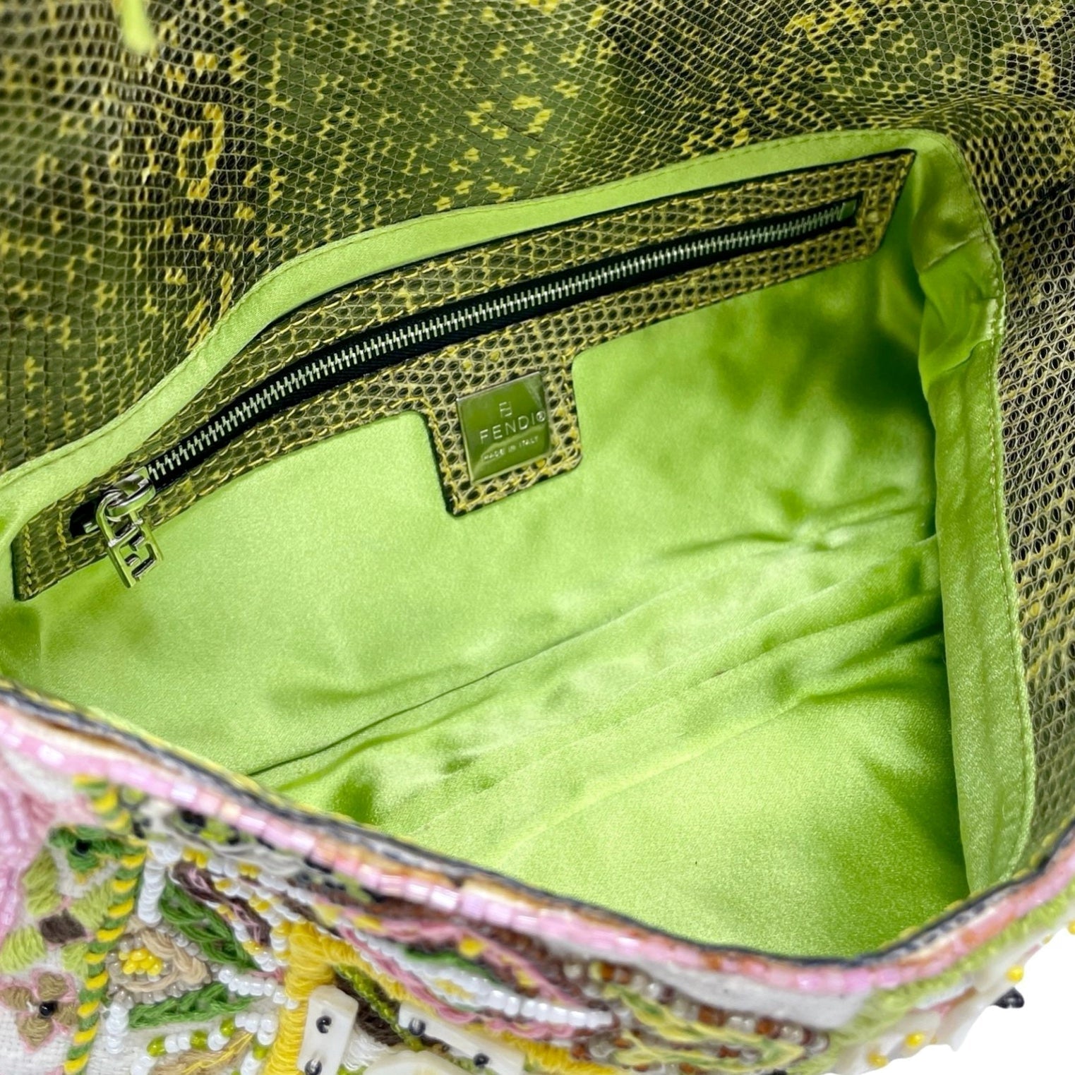 Fendi Rare Beaded Baguette - Handbags