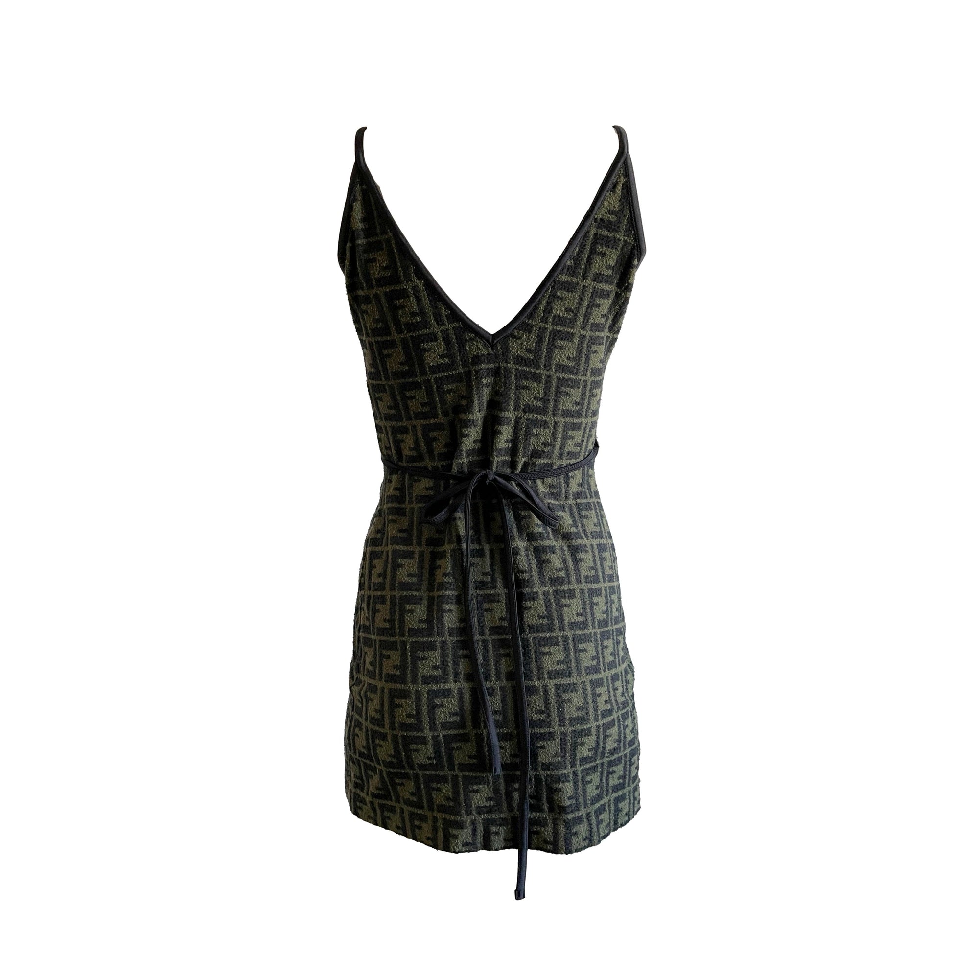 Treasures of NYC - Fendi Green Monogram Terrycloth Wrap Treasures of NYC - Fendi Green Monogram Terrycloth Wrap